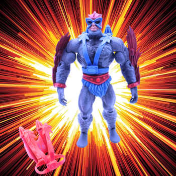 Stratos MOTU Classics | Mattel Actionfigur | Inkl. rotem & blauem Jetpack